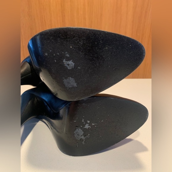 GIVENCHY Authentic Corset Lace Up Black Soft Leather Stiletto Boots - Picture 9 of 16